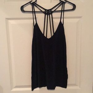 Black Strappy Tank